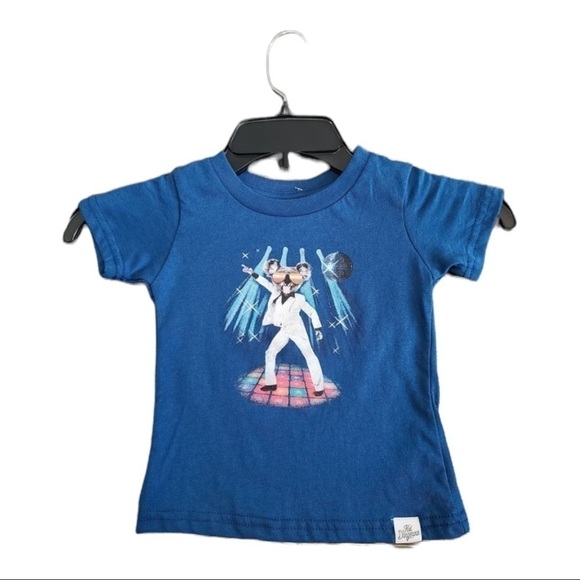 KID Dangerous Los Angeles Blue Disco Koala T-Shirt Size 18-24m - Picture 1 of 2